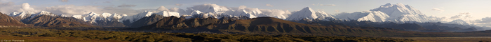 21 image series of the Alaskan Range
